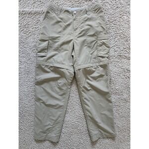REI Pants Womens 8P Beige Convertible Hiking Stretch